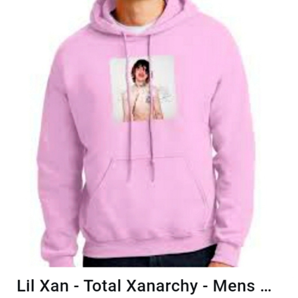 NWOT Men's Lil Xan Total Xanarchy Double Sided Concert Tour Hoodie